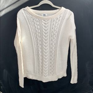 White Knit Sweater